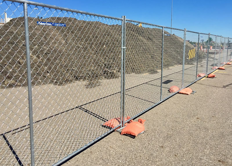 Los paneles temporales movibles de la cerca de la malla, los paneles de