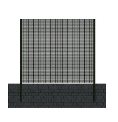 Alta seguridad soldada con autógena de 358 Mesh Fencing Panels Anti Climb